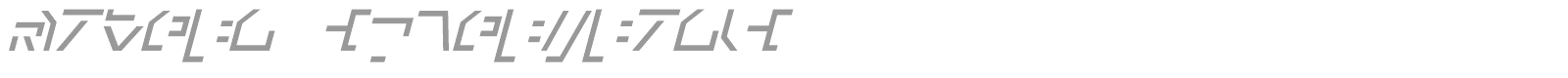 Modern Cybertronic font preview